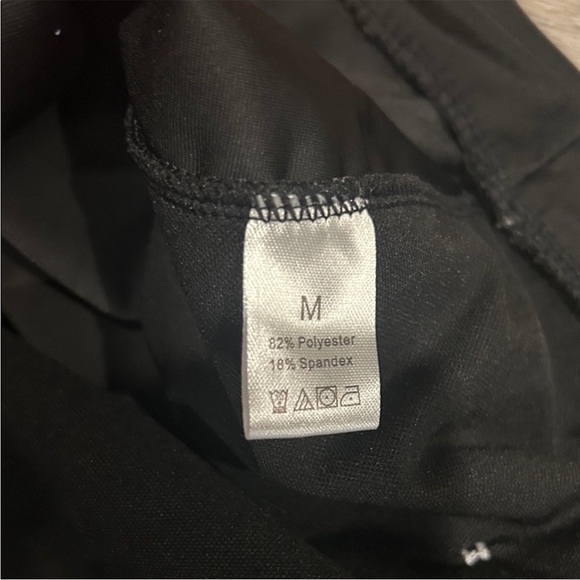 NWOT Red Polka Dot Bikini Top and Black High-Waisted Bottoms - Picture 5 of 5